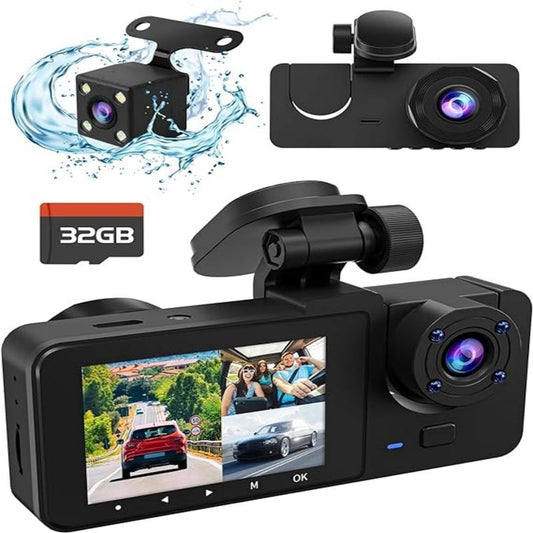 TechPro™4K Car Dash Camera